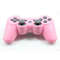 Replacement ABS Full Case for PS3 / PS3 Slim / PS3 4000 Controller - Electroplating Pink