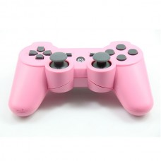 Replacement ABS Full Case for PS3 / PS3 Slim / PS3 4000 Controller - Electroplating Pink