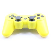 Replacement ABS Full Case for PS3 / PS3 Slim / PS3 4000 Controller - Electroplating Yellow