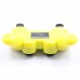 Replacement ABS Full Case for PS3 / PS3 Slim / PS3 4000 Controller - Electroplating Yellow