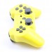 Replacement ABS Full Case for PS3 / PS3 Slim / PS3 4000 Controller - Electroplating Yellow