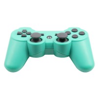 Replacement ABS Full Case for PS3 / PS3 Slim / PS3 4000 Controller - Electroplating Green