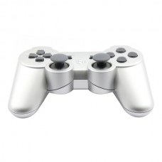 Replacement ABS Full Case for PS3 / PS3 Slim / PS3 4000 Controller - Electroplating Silver
