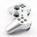 Replacement ABS Full Case for PS3 / PS3 Slim / PS3 4000 Controller - Electroplating Silver