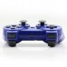 Replacement ABS Full Case for PS3 / PS3 Slim / PS3 4000 Controller - Electroplating Blue