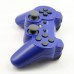 Replacement ABS Full Case for PS3 / PS3 Slim / PS3 4000 Controller - Electroplating Blue