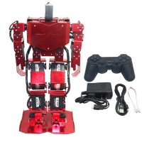 Red 17DOF Robo-Soul H3.0 Biped Robotics Humanoid Robot Aluminum Frame Full Kit w/17pcs Servo + Controller