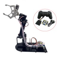 Assembled 5DOF Mechanical Arm Metal Structure Holder with LD-1501MG Servos & 32CH Controller for Robot Teaching