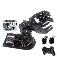 4DOF Robot Servos Mechanical Arm with 6-channel Control Board and PS2 Handle