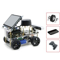 Ackerman/Differential ROS Robotic Car w/ 7" Touch Screen A1 Standard Radar For Raspberry Pi 4B 4GB