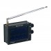 Hifi Audio MALAHIT SDR 50KHz-2GHZ DSP SDR Receiver SDR Radio AM/SSB/NFM/WFM w/ Speaker Black