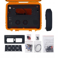 HamGeek Waterproof Radio Box Orange for Xiegu G90/FTM-200DR/FTM-300DR/FTM-6000R Transceiver