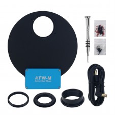 ToupTek 5x2" AFW Electric Filter Wheel High Quality Astronomical Accessory for Imaging with Mono Camera