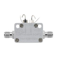 10M-10GHz RF Bias Tee DC50V Bidirectional Feed Coaxial Bias Tee with SMA Female Connector RF Accessory