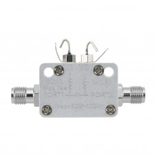 10M-10GHz RF Bias Tee DC50V Bidirectional Feed Coaxial Bias Tee with SMA Female Connector RF Accessory