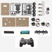 2-Mode Smart Car Kit (Differential + Ackerman Modes) + 3DOF Robot Arm + 51 System Board + Controller