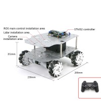 R550 Robot Chassis Robot Car Chassis (Mecanum Wheel Version w/ Electronic Control Swing Suspension)