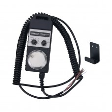 24E 7Axis MPG Universal Manual Pulse Generator CNC Handwheel 100PPR 24V without Emergency Stop Button for PLC