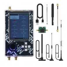 HamGeek R10C + H2M HackRF One R10C V2.0.x SDR Radio MAX2837 and H2M Portapack (w/ 5 Antennas + LNA)