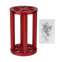 TeSeek MT-1 195mm/7.7" EQ Mount Pier Extension (Red) for ZWO TC40 CF40 and Tripods with 3/8" Screw