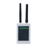 Portable ESP32 Marauder Development Board 1.7.2 Firmware GPS Positioning 2.8-inch Screen with White 3D-printed Shell