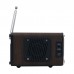 HRD-802 Retro Smart Wooden Full Band Radio Receiver Dual Speaker FM/MW/SW/VHF/UHF/AIR/WB RX Bluetooth5.2