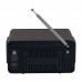 HRD-802 Retro Smart Wooden Full Band Radio Receiver Dual Speaker FM/MW/SW/VHF/UHF/AIR/WB RX Bluetooth5.2