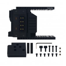 Upgraded FusionRig Camera Cage Expansion Module Cineback Support Voltage Display for Sony FX3/FX30 Cameras