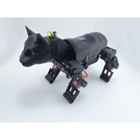 Unassembled Voice Recognition Version 12DOF Quadruped Bionic Robot Cat WiFi/Bluetooth/Voice Control Programmable Robot