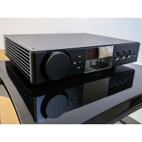 Black HPA-A1000 MK3 Balanced Headphone Amplifier Relay Volume Control OLED HD Screen Preamplifier