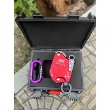 Red SU-7 Electric Descent Device 10-200KG Load Capacity Electric Lifting Descender for 9-11mm Ropes
