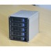 SS3-5 Hard Drive Docking Station 5-Seat Hard Drive Bracket Support 5PCS 3.5/2.5” SATA/SAS Hot Swappable Hard Drives