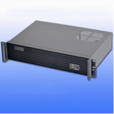 DX-2300L (Aluminum Striped Panel) 2U 300mm IPC Chassis Server Chassis for MATX Motherboards/Hard Drives Installation