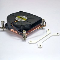 1U 1150/1151/1155/1156/1200 CPU Cooling Fan 2000-5000RPM High Speed 4-Pin PWM CPU Radiator 12V Support Temperature Control