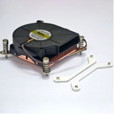 1U 1150/1151/1155/1156/1200 CPU Cooling Fan 2000-5000RPM High Speed 4-Pin PWM CPU Radiator 12V Support Temperature Control