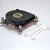 1U 1150/1151/1155/1156/1200 CPU Cooling Fan 2000-5000RPM High Speed 4-Pin PWM CPU Radiator 12V Support Temperature Control