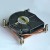 1U 1366 CPU Cooling Fan 2000-5000RPM High Speed 4-Pin PWM CPU Radiator 12V Support Temperature Control