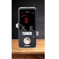 High Quality Mini Effects Tuner Single Electric Guitar Effects Pedal Support Flat/disp/Pitch Setting Function