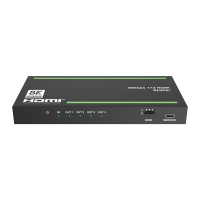 HDC-SPC14 1-IN 4-OUT 8K 1x4 HDMI-compatible Splitter 48Gbps High Performance HDMI-compatible Distributor