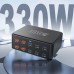 HW-66 330W Mini Portable USB Charger Station Gallium Nitride Fast Charging Station Built-in Multi-protection System