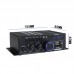 AK380 Mini HiFi Power Amplifier 40Wx2 Home/Vehicle Multifunctional Bluetooth Audio Amplifier with 12V/5A Power Adapter