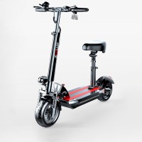 Sealup XLP-Q8 48V 500W 10.0Ah 40-50km Adult Electric Scooter Foldable E-Scooter (Black) w/ 10" Tires