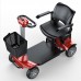 Sealup SU8 Red 500W Mobility Scooter – 60KM, 20A Battery, 10" Off-Road Tires, Foldable for Seniors
