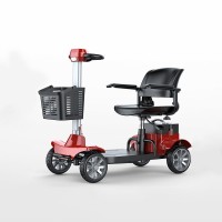 Sealup SU8 Red 500W Mobility Scooter – 60KM, 20A Battery, 10" Off-Road Tires, Foldable for Seniors