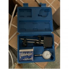 WCZ-C3INB 0-1.0" 0.001" Dial Indicator Imperial Dial Gauge with Magnetic Base Stand & Carrying Case