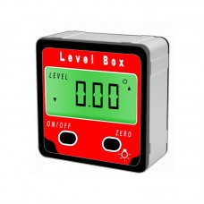 DC11-S2 2-Button Digital Inclinometer Level Box Digital Protractor with Strong Magnet and Backlight
