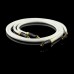 Pair of 1m/3.3ft YYAUDIO Dual RCA Audio Cables, Single Crystal Copper with Silver-Plated Conductors