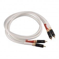 Pair of 1.5m/4.9ft YYAUDIO Dual RCA Audio Cables, Single Crystal Copper with Silver-Plated Conductors