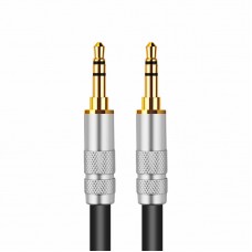 L-4E6S 1m/3.3ft 3.5mm AUX Cable AUX Audio Cable (Male to Male, 2 Straight Connecotrs) for Car, Canare