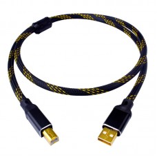 1m/3.3ft USB Audio Cable USB Data Cable with Imported Cable Base for Canare (USB A to USB B Port)